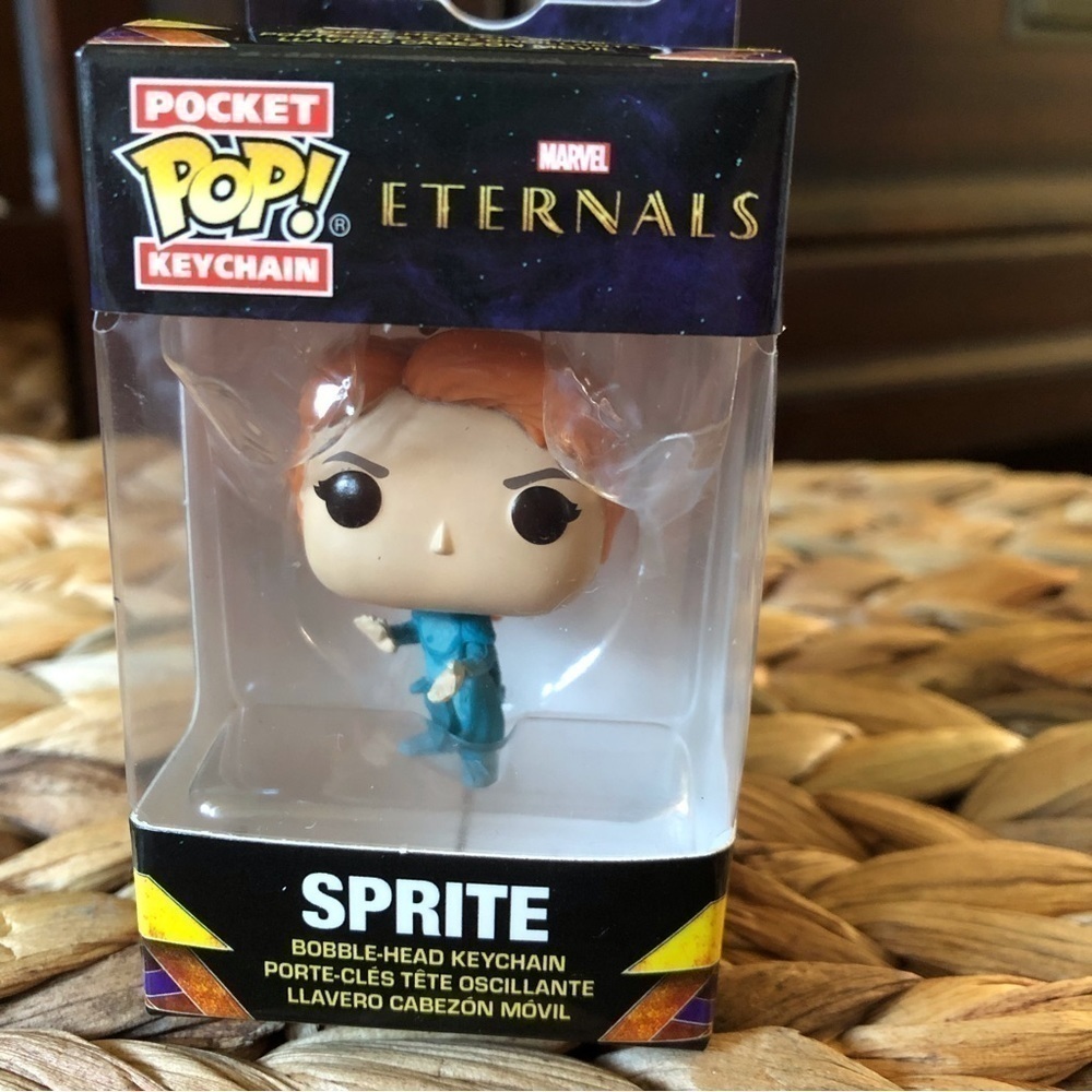 Funko Pop Marvel: Eternals, Sprite bobble-head pocket keychain